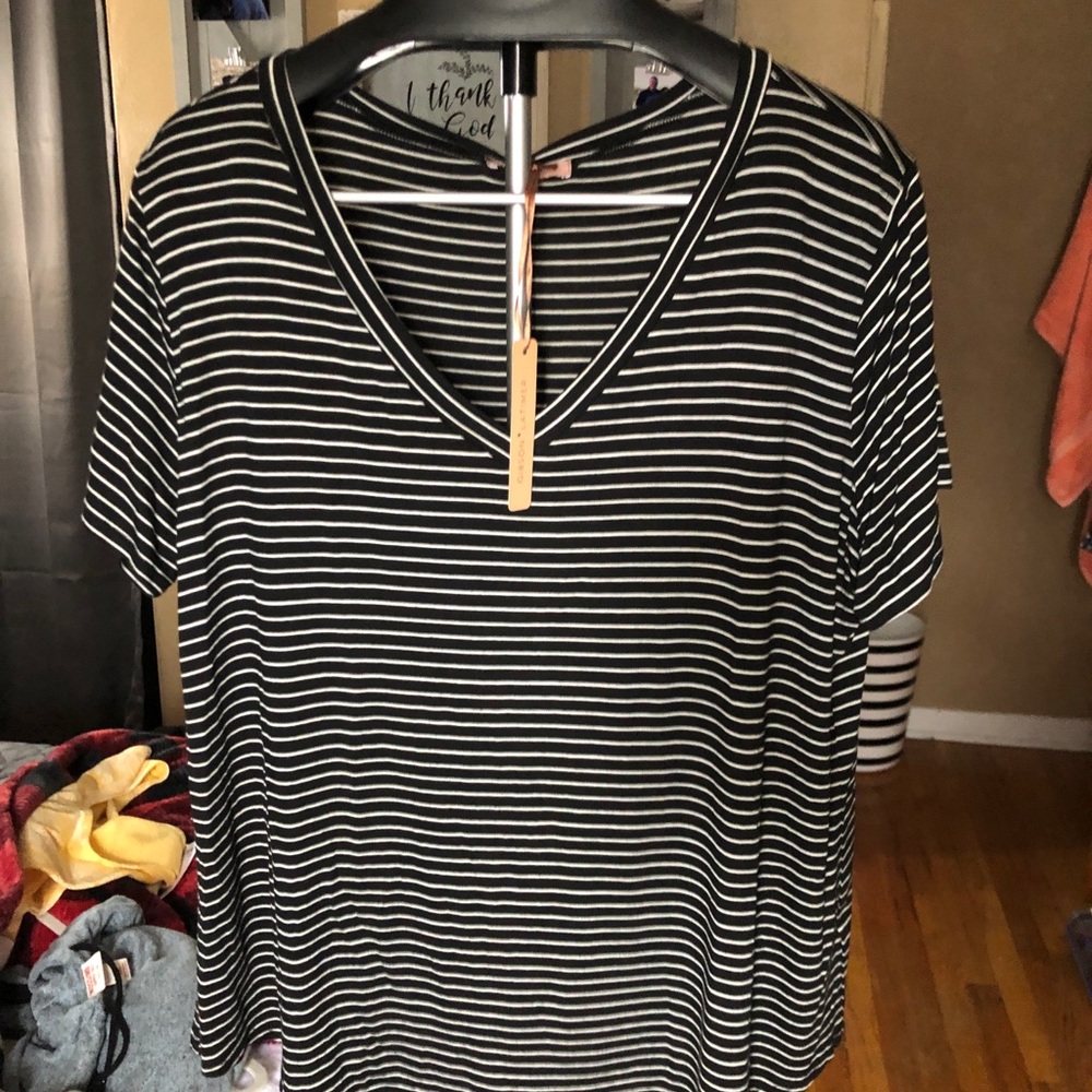 XL striped tee
